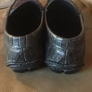 Prada | Shoes | Prada Reptile Leather Print Loafers Size Uk  display picture 3